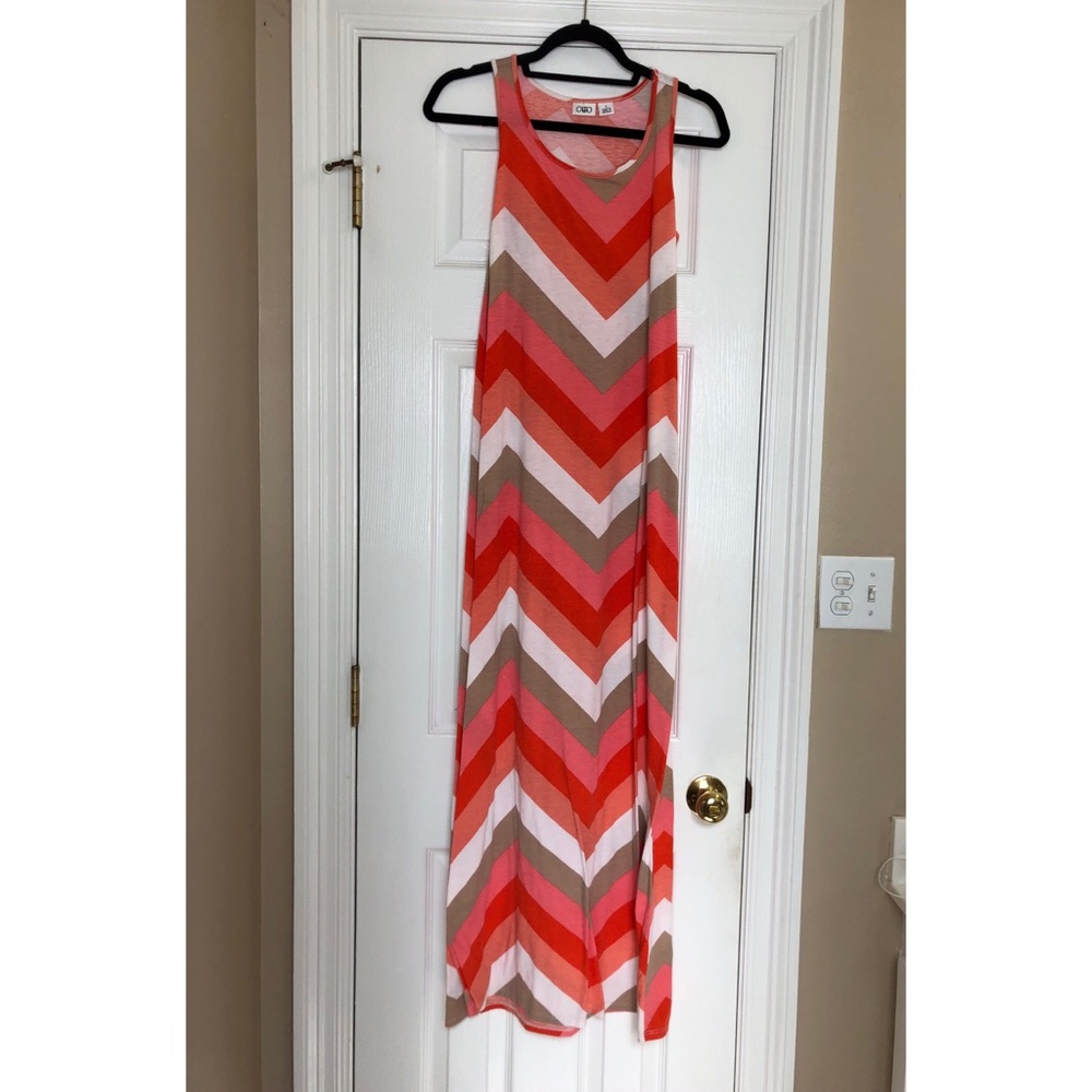 Sleeveless Colorful Maxi Length Dress:)💕